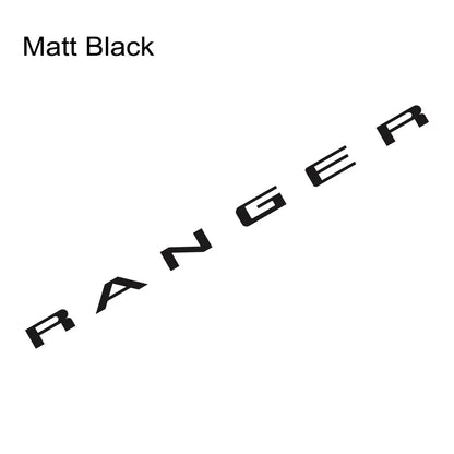 Tailgate Insert & Indent Letter Decal for Ford Ranger (2019–2021) | Vinyl Truck Sticker - 200000182:1052#Matt Black-200000182:496#Matt Silver-200000182:350850#Carbon Fiber-200000182:366#Glossy Yellow-200000182:175#Glossy Blue-  DRIVEN - 7