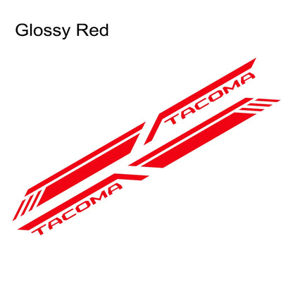 Trunk Side Stripe Decal for Toyota Tacoma TRD Sport | Vinyl Truck Graphics - 200000182:350853#Carbon Fiber-200000182:350850#Matt Black-200000182:1052#Colorful Laser-200000182:496#Matt Silver-200000182:173#Matt Gold-  DRIVEN - 11