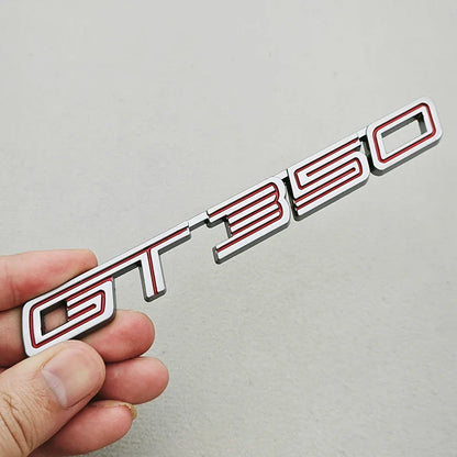 3D Metal GT350 / Shelby / 5.0 Fender & Trunk Badge | Ford Mustang Emblem Sticker - 200000182:350852#GT350 Silver Red-200000182:366#GT500 Silver Red-200000182:691#5.0 V8 Chrome-200000182:10#5.0 V8 Black-200000182:193#5.0 Chrome-  DRIVEN - 8
