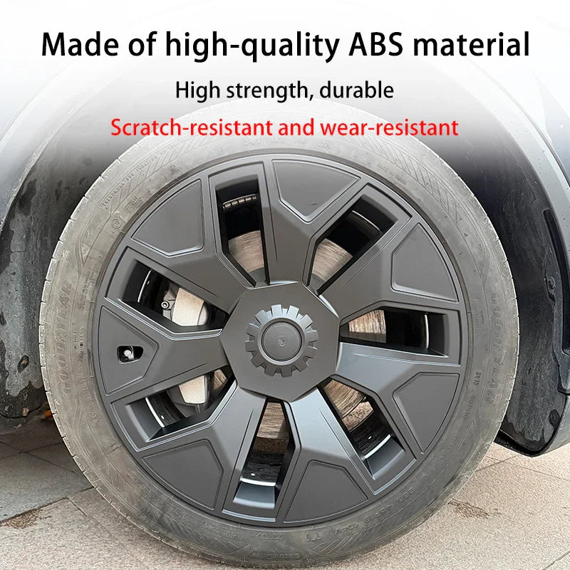 19" Replacement Hub Cap Wheel Covers for Tesla Model Y (2026) | 4-Piece Set
