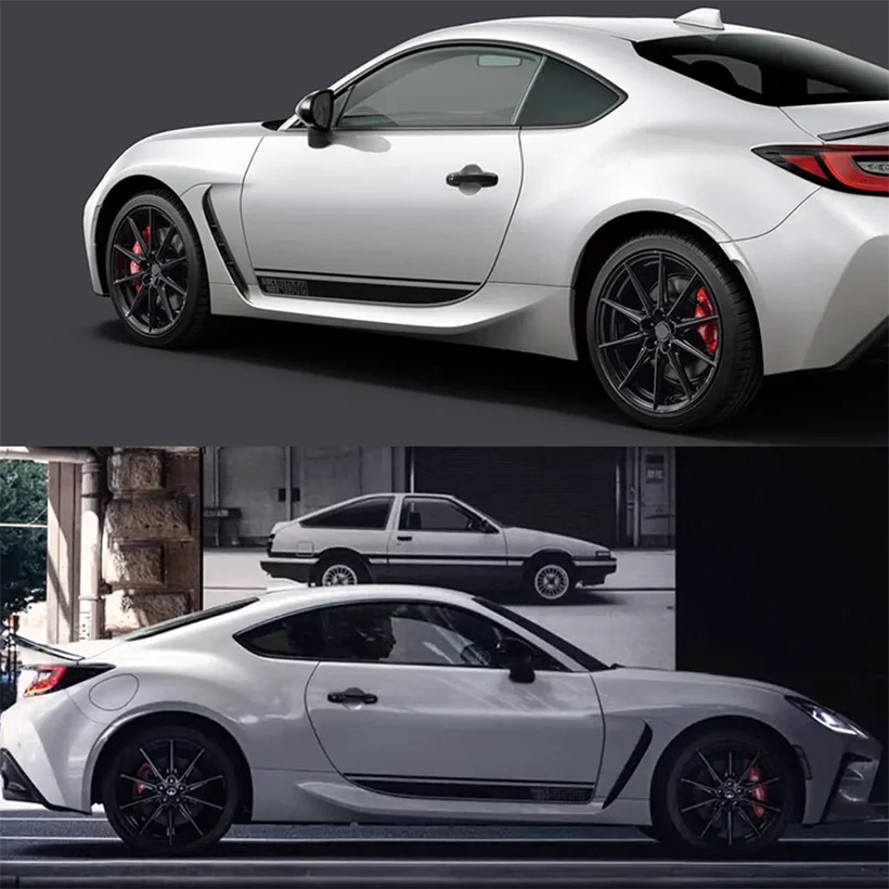 Lower Side Skirt Stripe Decals for Toyota GR86 (2021–2025) | Precut Vinyl Kit - <none>-  DRIVEN - 4