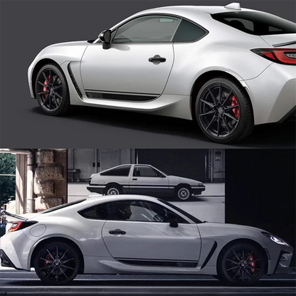 Lower Side Skirt Stripe Decals for Toyota GR86 (2021–2025) | Precut Vinyl Kit - <none>-  DRIVEN - 4
