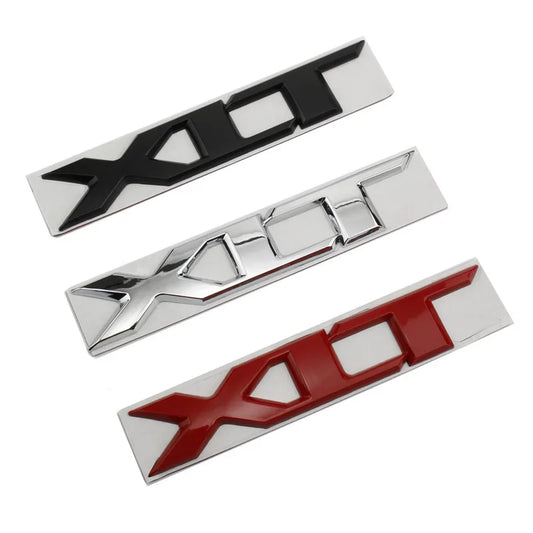 3D Metal XLT Letter Logo Badge Emblem for Ford F-150 / Ranger | Trunk Body Decal Sticker - 200000182:10-  DRIVEN - 2