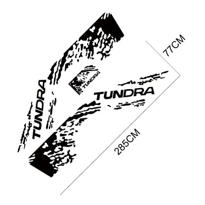Splash Grunge Body Side Decal for Toyota Tundra TRD / Limited / SR5 / Platinum | 3-Piece Vinyl Kit - 200000182:350850#Glossy Black-200000182:350852#Glossy White-200000182:691#Matt Black-200000182:771#Carbon Fiber-200000182:366#Matt Silver-  DRIVEN - 5