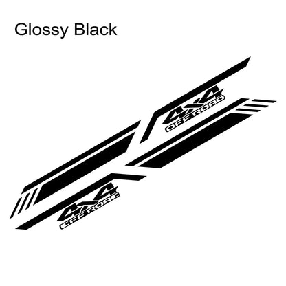 4x4 Off-Road Vinyl Decal for Cars & Pickup Trucks | 47.2" x 3.9" Body Graphic Sticker - 200000182:200013901#Carbon Fiber-200000182:200211869#Colorful Laser-200000182:1052#Matt Silver-200000182:350686#Matt Black-200000182:350852#Glossy Red-  DRIVEN - 11
