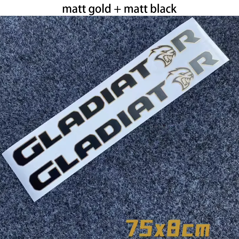 Reflective Matte Hood, Fender & Bedside Letter Decal for Jeep Gladiator JT | Outlined Vinyl Wrap Pair - 200000182:29#B-200000182:193#A-200000182:350686#E-200000182:496#D-200000182:173#F-  DRIVEN - 10