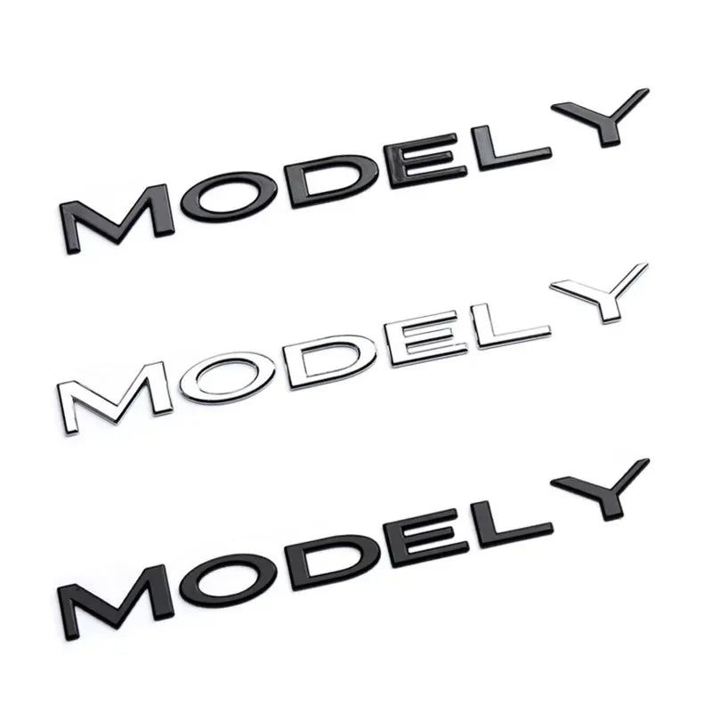 Original 3D ABS Letter Logo Emblem for Tesla Model 3 / Model Y | Rear Tailgate Trunk Badge - 200000182:10#MODEL Y Gloss Black-200000182:350852#MODEL Y Matte Black-200000182:366#MODEL Y Silver-200000182:193#MODEL 3 Gloss Black-200000182:29#MODEL 3 Matte Black-  DRIVEN - 5
