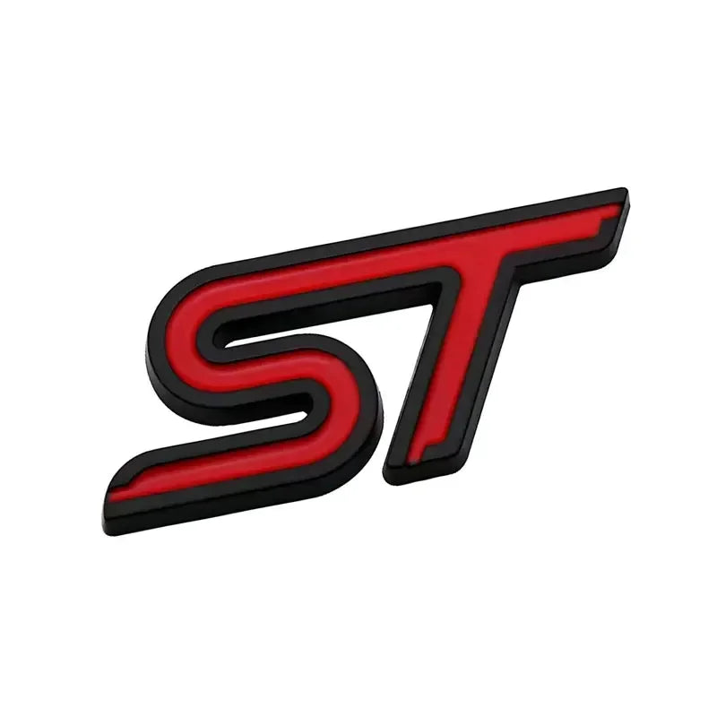 3D Metal ST Badge | Body & Trunk Emblem for Ford Everest / Fiesta / Ecosport / Focus - 200000182:350853#Black Green-200000182:350850#Silver Deep Blue-200000182:1052#Silver Blue-200000182:29#Silver White-200000182:496#Silver Yellow-  DRIVEN - 18
