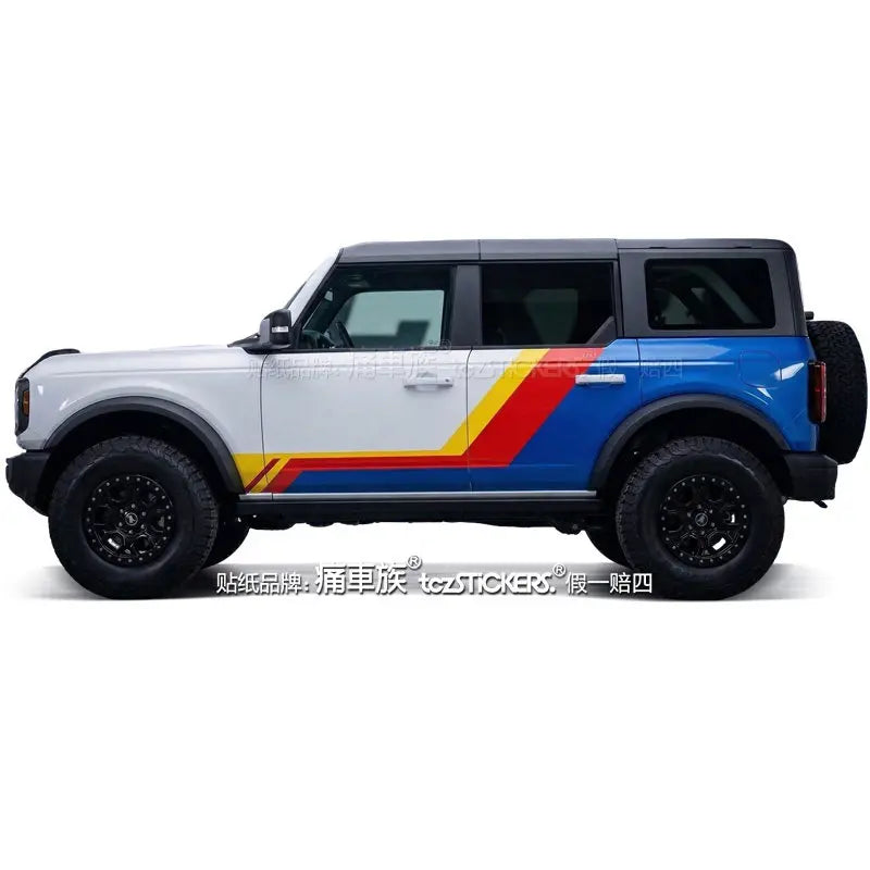 Full-Body Appearance Modification Sport Vinyl Decal Kit for Ford Bronco | Customized PVC Wrap - 200000182:175#G-200000182:173#H-200000182:496#I-200000182:350686#J-200000182:691#C-  DRIVEN - 17