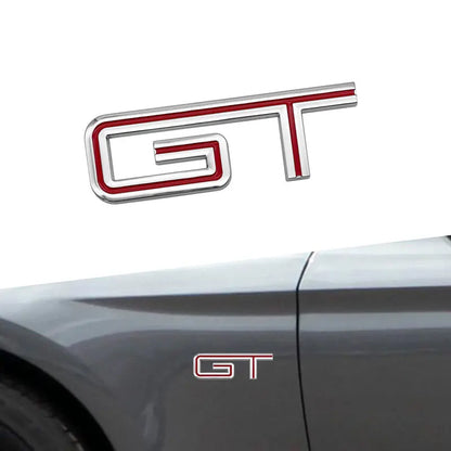 3D Chrome Metal GT Trunk Badge for Ford Mustang | Rear Decal Emblem Sticker - 200000182:193#1-200000182:10#4-200000182:691#3-  DRIVEN - 3