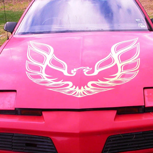 Engine Cover & Door Emblem Decal for Pontiac Firebird / Trans AM | Color Change Vinyl Sticker - 200000182:173#Blue ;5:361385#80cm 1pcs-  DRIVEN - 2