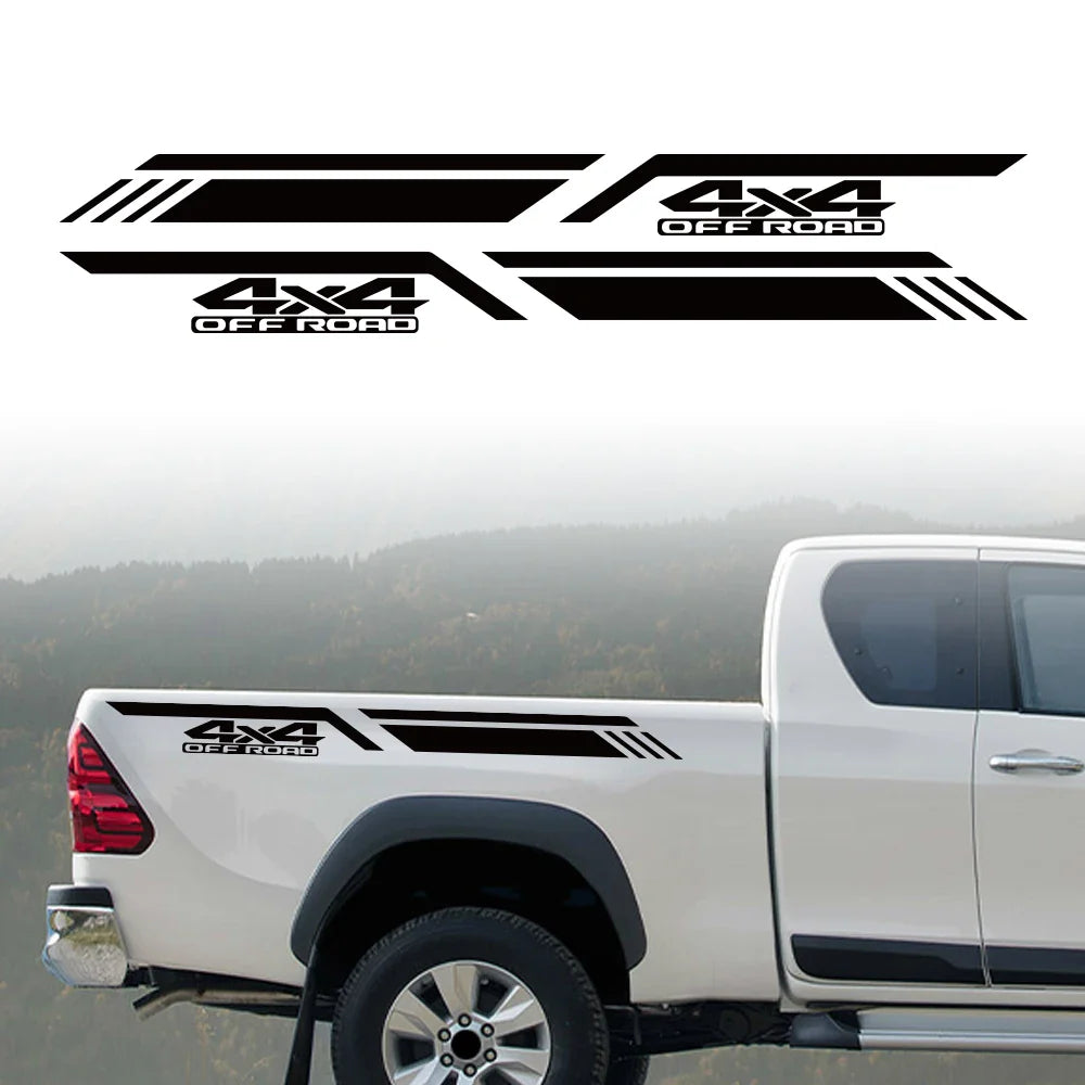 4x4 Off-Road Vinyl Decal for Cars & Pickup Trucks | 47.2" x 3.9" Body Graphic Sticker - 200000182:200013901#Carbon Fiber-200000182:200211869#Colorful Laser-200000182:1052#Matt Silver-200000182:350686#Matt Black-200000182:350852#Glossy Red-  DRIVEN - 1