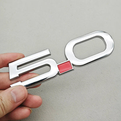 3D Metal GT350 / Shelby / 5.0 Fender & Trunk Badge | Ford Mustang Emblem Sticker - 200000182:350852#GT350 Silver Red-200000182:366#GT500 Silver Red-200000182:691#5.0 V8 Chrome-200000182:10#5.0 V8 Black-200000182:193#5.0 Chrome-  DRIVEN - 16