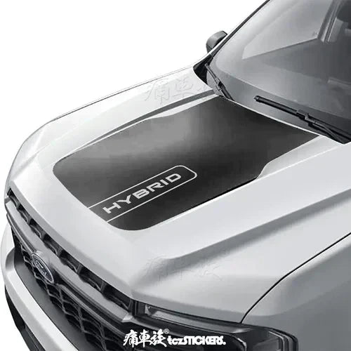 Dedicated Hood Trim Decal Film for Ford Maverick | Premium Color Change Vinyl - 200000182:496#H  black-200000182:173#G black-200000182:200013901#other colors-200000182:350686#J black-200000182:350852#D black-  DRIVEN - 9