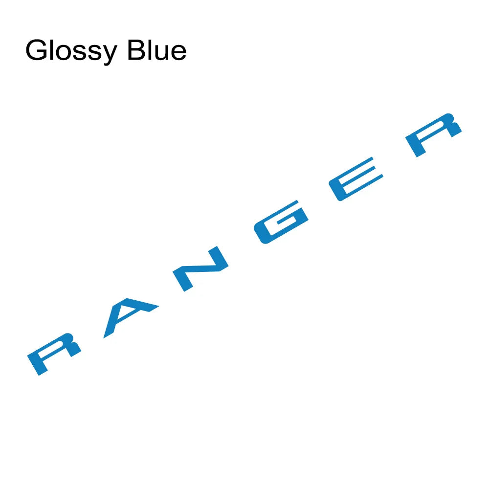 Tailgate Insert & Indent Letter Decal for Ford Ranger (2019–2021) | Vinyl Truck Sticker - 200000182:1052#Matt Black-200000182:496#Matt Silver-200000182:350850#Carbon Fiber-200000182:366#Glossy Yellow-200000182:175#Glossy Blue-  DRIVEN - 11