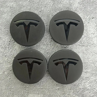 56mm Wheel Center Caps for Tesla Model 3 / Y / S / X | 4-Piece Original Style Hub Cover Set - 14:200002130#Wire-drawing Sliver-14:200004891#Matte Black-14:350853#Red Silver-14:10#Brilliant Silver-14:350852#Matte Black Balck-  DRIVEN - 1