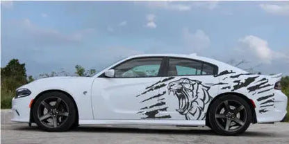 Full-Body Sport Decoration Vinyl Decal Kit for Dodge Charger (2015–2025) | KK Film Wrap - 200000182:366#C-200000182:29#B-200000182:193#A-200000182:200013901#other colors-  DRIVEN - 8