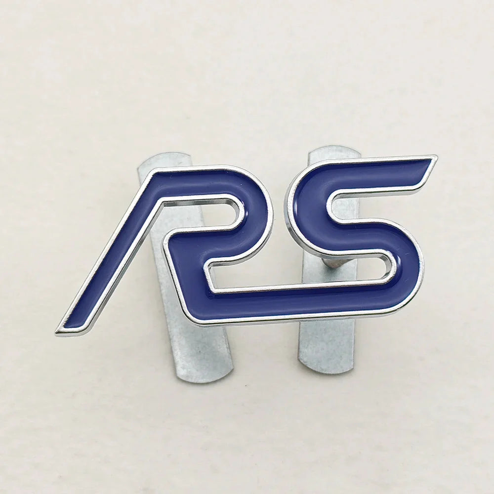 3D Metal RS Logo Badge | Grille, Fender & Trunk Sticker for Ford Fiesta / Focus RS - 200000182:10#Grill Red-200000182:691#Sticker Black-200000182:366#Grill Black-200000182:350852#Grill Blue-200000182:29#Sticker Blue-  DRIVEN - 12