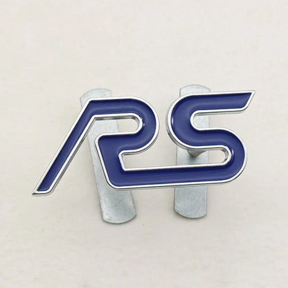3D Metal RS Logo Badge | Grille, Fender & Trunk Sticker for Ford Fiesta / Focus RS - 200000182:10#Grill Red-200000182:691#Sticker Black-200000182:366#Grill Black-200000182:350852#Grill Blue-200000182:29#Sticker Blue-  DRIVEN - 12