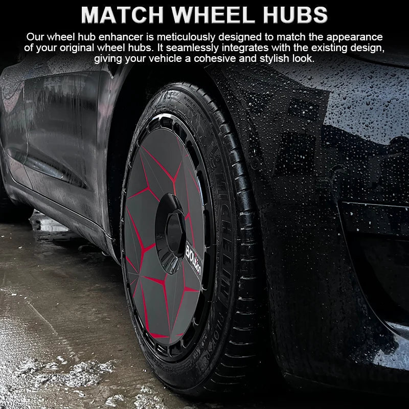 19" DIY Wheel Cover Hub Caps for Tesla Model Y | 4-Piece Style Change Replacement Set - 14:10#Black J1-14:29#Black J2-14:347#Black H3-14:200021498#Black HMG-14:175#Black K3-  DRIVEN - 6