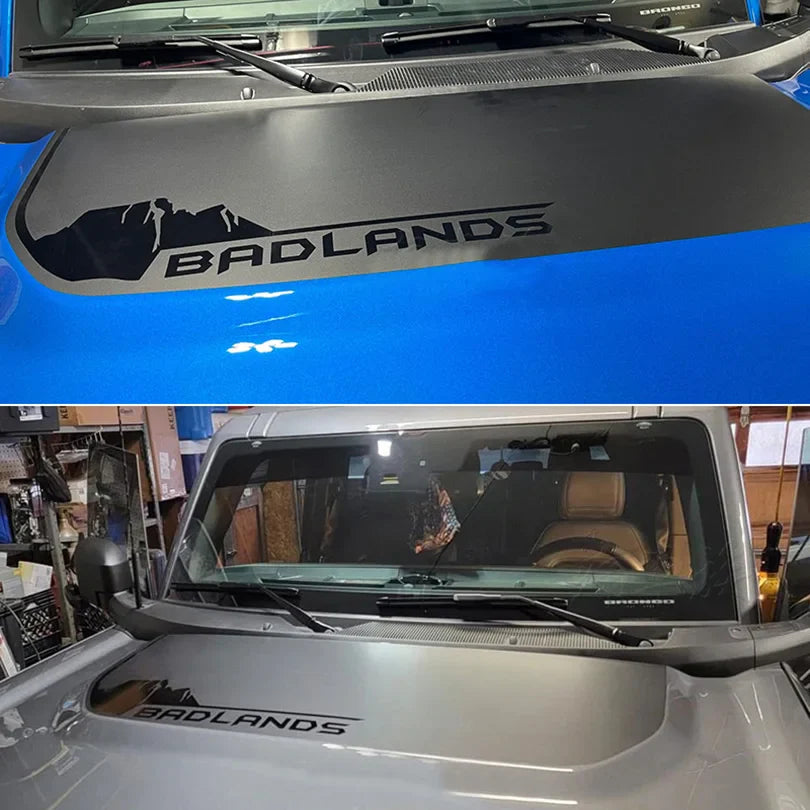 Retro Matte Topo Map & Compass Hood Decal | Off-Road Mountain Blackout Vinyl Wrap Sticker - 200000182:10#I-200000182:691#H-200000182:350686#G-200000182:1052#F-200000182:350850#K-  DRIVEN - 13