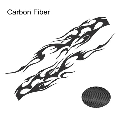 Flame Graphics Side Body Sticker | 2-Piece Universal Vinyl Sports Racing Decal - 200000182:193#Glossy Black;5:361385#150cmx25cm-200000182:29#Glossy White;5:361385#150cmx25cm-200000182:691#Glossy Gray;5:361385#150cmx25cm-200000182:10#Glossy Red;5:361385#150cmx25cm-200000182:350852#Matt Black;5:361385#150cmx25cm-  DRIVEN - 12