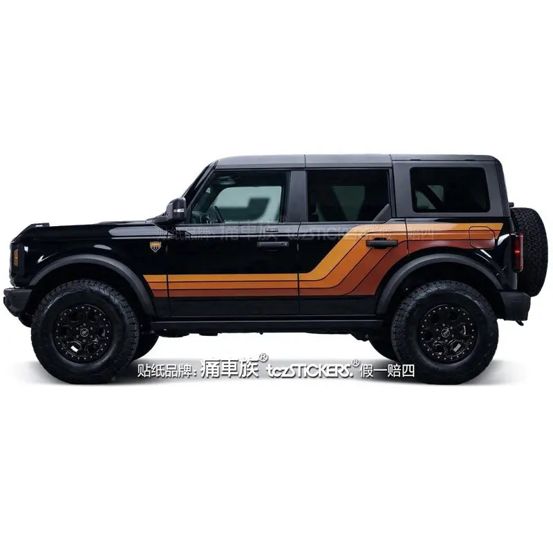 Full-Body Appearance Modification Sport Vinyl Decal Kit for Ford Bronco | Customized PVC Wrap - 200000182:175#G-200000182:173#H-200000182:496#I-200000182:350686#J-200000182:691#C-  DRIVEN - 6