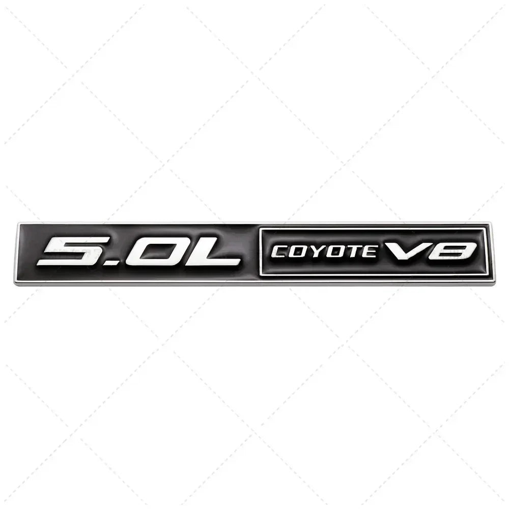 3D Metal 5.0 COYOTE V8 Trunk & Fender Emblem | Ford Mustang Badge Accessory - 200000182:350852#Full Black-200000182:691#Black Red-200000182:10#Red Black-200000182:193#Silver Red-200000182:29#Silver Black-  DRIVEN - 11