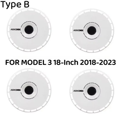 18" Performance Replacement Hub Cap Wheel Covers for Tesla Model 3 (2018–2023) | 4-Piece Full Rim Set