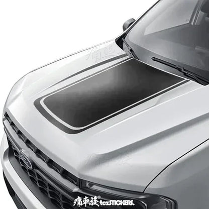 Dedicated Hood Trim Decal Film for Ford Maverick | Premium Color Change Vinyl - 200000182:496#H  black-200000182:173#G black-200000182:200013901#other colors-200000182:350686#J black-200000182:350852#D black-  DRIVEN - 14