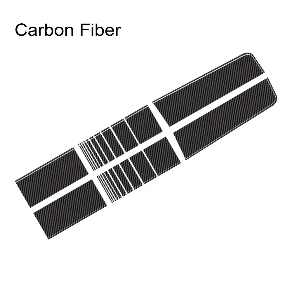 Hood, Bonnet, Roof & Trunk Racing Stripe Vinyl Kit | Full-Length Engine Cover Graphics - 200000182:29#Glossy Black-200000182:691#Glossy White-200000182:10#Glossy Gray-200000182:350852#Glossy Red-200000182:366#Matt Black-  DRIVEN - 9