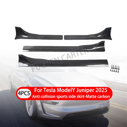ABS Side Skirt Extension Body Kit for Tesla Model Y Juniper (2025) | Fast Aero Gloss Finish - 14:200004889#Matte Black-14:200004890#Bright Black-14:200004891#Bright carbon-14:200003699#Matte carbon-  DRIVEN - 7