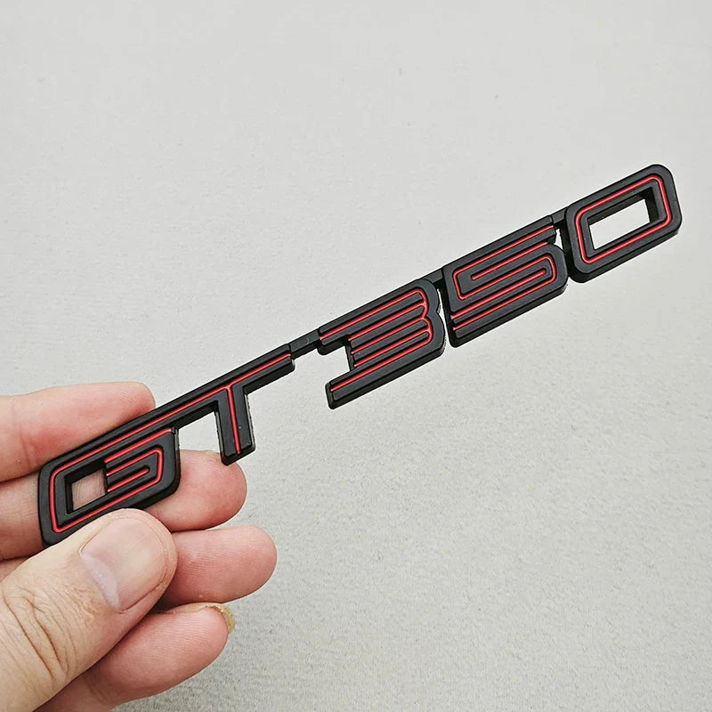 3D Metal GT350 / Shelby / 5.0 Fender & Trunk Badge | Ford Mustang Emblem Sticker - 200000182:350852#GT350 Silver Red-200000182:366#GT500 Silver Red-200000182:691#5.0 V8 Chrome-200000182:10#5.0 V8 Black-200000182:193#5.0 Chrome-  DRIVEN - 12