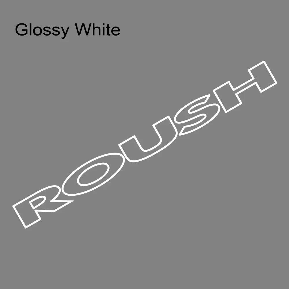 Roush Custom Windshield Sticker for Ford Mustang GT / Shelby / F-150 Raptor SVT | Vinyl - 200000182:691#Glossy Gray;5:200000990#1Pc-200000182:29#Glossy White;5:361385#2Pcs-200000182:10#Glossy Red;5:200000990#1Pc-200000182:691#Glossy Gray;5:361385#2Pcs-200000182:350852#Matt Black;5:200000990#1Pc-  DRIVEN - 9