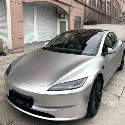 Precut Color Change PPF for Tesla Model 3 Highland (2024–2025) | Black & Glacier Blue PET Film - 200000182:350686#Bright black-200000182:350850#Matte Black-200000182:350852#Matte Black Purple-200000182:200004890#Lake Blue-200000182:200000914#Porsche Matte Grey-  DRIVEN - 7
