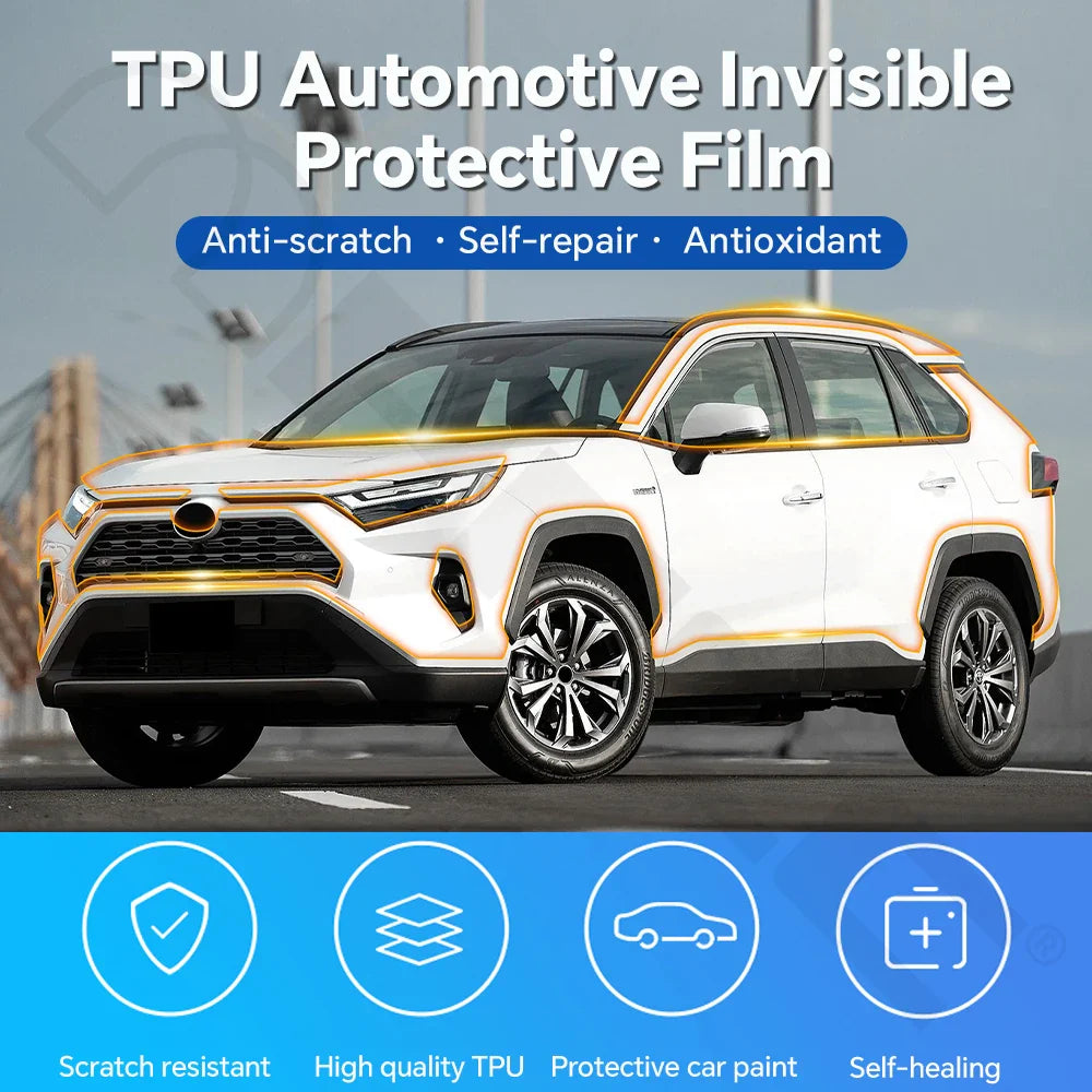 Precut PPF for Toyota RAV4 Hybrid XA50 (2019–2025) | 9-Mil TPU Paint Protection Film - 200000182:175#Front and Hood;5:200000990#Clear Film-200000182:366#Rear Trunk;5:200000990#Clear Film-200000182:350852#Whole Set;5:200000990#Clear Film-200000182:10#Rear Side;5:200000990#Clear Film-200000182:691#Door;5:200000990#Clear Film-  DRIVEN - 4