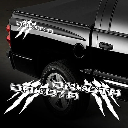 Claw Style Truck Bed Side Decal | Universal Pickup Body Vinyl Graphic - 200000182:1052#Matt Black;5:361385#50x27.8cm-200000182:1052#Matt Black;5:361386#70x38.9cm-200000182:1052#Matt Black;5:100014064#90x50cm-200000182:350850#Matt Sliver;5:200000990#40x22cm-200000182:350850#Matt Sliver;5:361385#50x27.8cm-  DRIVEN - 2