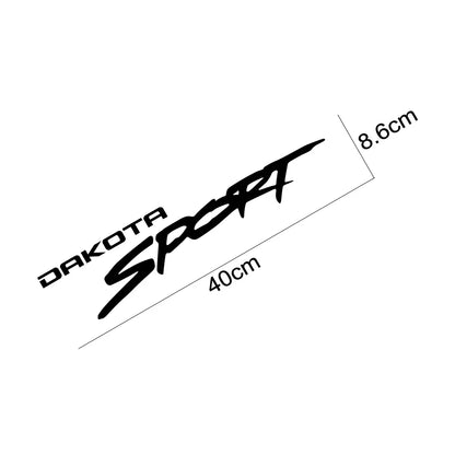 Sport Side Graphic Decal for Dodge Dakota SLT / SXT / 5.9 / R/T | Vinyl Logo Style Truck Sticker - 200000182:173#Matt Gold;355:203282823#1 Piece-200000182:173#Matt Gold;355:203282824#2 Pieces-200000182:496#Matt Silver;355:203282823#1 Piece-200000182:496#Matt Silver;355:203282824#2 Pieces-200000182:175#Glossy Blue;355:203282823#1 Piece-  DRIVEN - 5