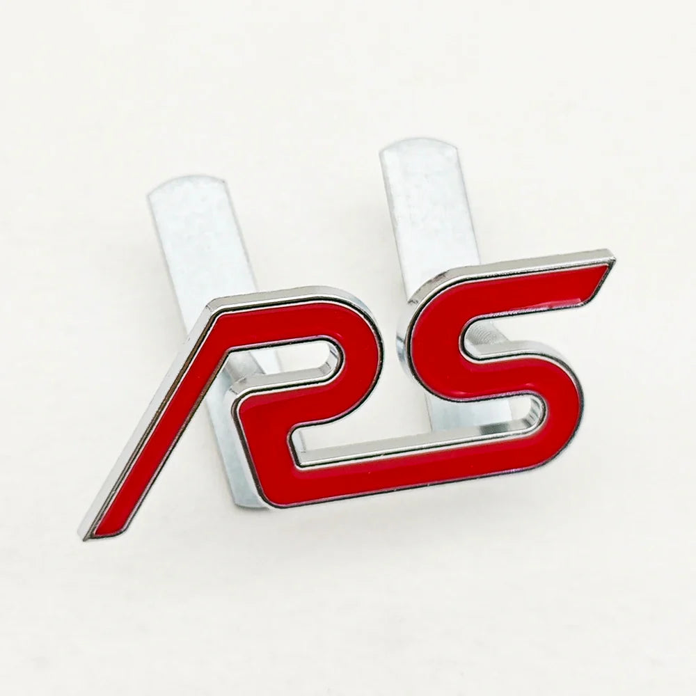 3D Metal RS Logo Badge | Grille, Fender & Trunk Sticker for Ford Fiesta / Focus RS - 200000182:10#Grill Red-200000182:691#Sticker Black-200000182:366#Grill Black-200000182:350852#Grill Blue-200000182:29#Sticker Blue-  DRIVEN - 9