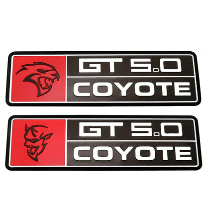 Alloy GT350 / GT500 Logo Trunk & Body Badge | Ford Shelby Mustang Emblem Sticker - 200000182:350852#E-200000182:10#D-200000182:175#G-200000182:366#F-200000182:173#H-  DRIVEN - 4