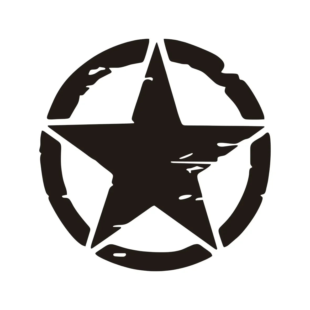 Army Star Vinyl Decal Sticker – Jeep Wrangler & All 4x4 Models | 3 Patterns, 4 Sizes, 4 Styles - 200000182:193#A;355:203282825#Laser;5:361385#20x20cm-200000182:29#B;355:203282825#Laser;5:361385#20x20cm-200000182:10#C;355:203282825#Laser;5:361385#20x20cm-200000182:193#A;355:203282824#White;5:200000990#15x15cm-200000182:29#B;355:203282824#White;5:200000990#15x15cm-  DRIVEN - 6