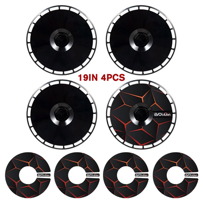 19" DIY Wheel Cover Hub Caps for Tesla Model Y | 4-Piece Style Change Replacement Set - 14:10#Black J1-14:29#Black J2-14:347#Black H3-14:200021498#Black HMG-14:175#Black K3-  DRIVEN - 12