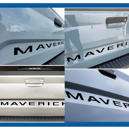 Tremor Rear Trunk Letter Sticker for Ford Maverick Tremor | Groove Insert Badge Decal