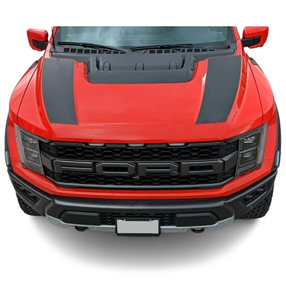 Custom Matte Black Engine Hood Stripe Kit | Front Graphics for Ford Raptor / Mustang - 200000182:200006152#K-200000182:1052#J-200000182:173#G-200000182:366#F-200000182:200013901#I-  DRIVEN - 8