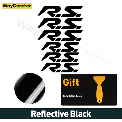 Renault Brake Caliper Decal Set – Hi-Temp Waterproof Reflective Vinyl | Megane RS, Clio, Sandero GT, Twingo, Laguna, Arkana (6 Pcs) - 200000182:193#RS black-200000182:691#RS red-200000182:29#RS white-200000182:350852#RS green-200000182:10#RS yellow-  DRIVEN - 12