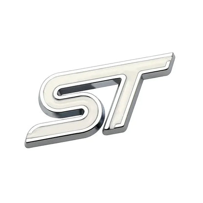 3D Metal ST Badge | Body & Trunk Emblem for Ford Everest / Fiesta / Ecosport / Focus - 200000182:350853#Black Green-200000182:350850#Silver Deep Blue-200000182:1052#Silver Blue-200000182:29#Silver White-200000182:496#Silver Yellow-  DRIVEN - 9