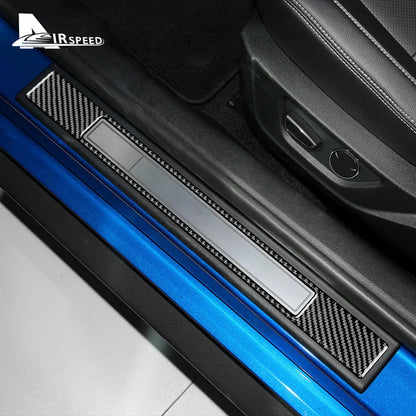 Real Soft Carbon Fiber Interior Trim for Ford Mustang GT (2015-2025) | LHD & RHD - 200000182:193#Carbon Fiber 2pcs-  DRIVEN - 3