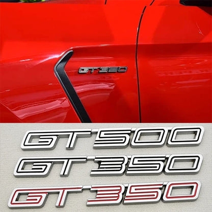 3D Metal GT350 / Shelby / 5.0 Fender & Trunk Badge | Ford Mustang Emblem Sticker - 200000182:350852#GT350 Silver Red-200000182:366#GT500 Silver Red-200000182:691#5.0 V8 Chrome-200000182:10#5.0 V8 Black-200000182:193#5.0 Chrome-  DRIVEN - 2