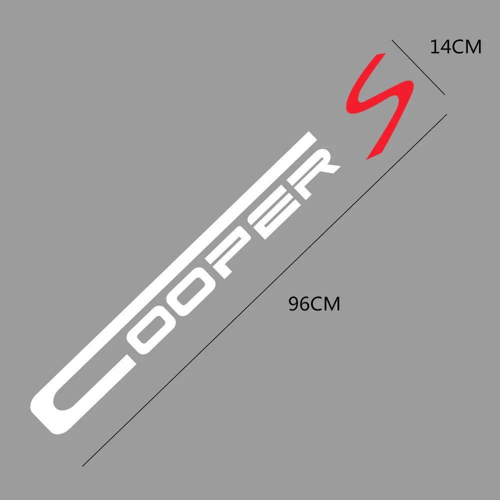 Windshield Sticker for Mini Cooper S / JCW (R50, R53, R55, R56, R60, R61, F55, F56, F60) | Vinyl Windscreen Decal - 200000182:350852#Orange-200000182:366#Yellow-200000182:173#Blue-200000182:350850#Matte Gold-200000182:29#White-  DRIVEN - 5