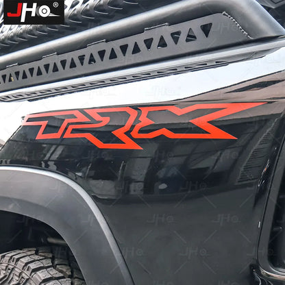 Dodge Ram 1500 TRX Hood Decal Kit – Full Body TRX Graphic Vinyl Wrap (2021–2023) - 200000182:10#Red-  DRIVEN - 6